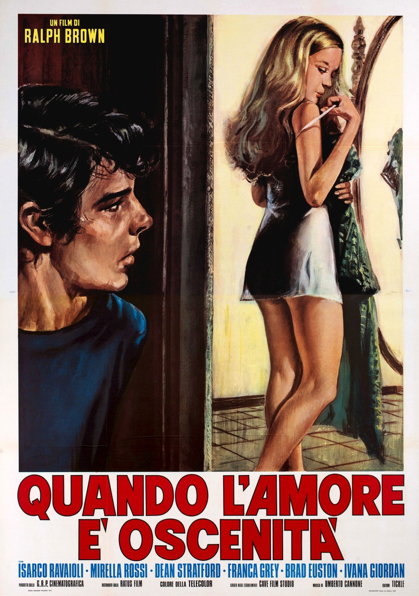 Manifesto 2 per il film Quando l'amore è oscenità (oscenità) (1980)