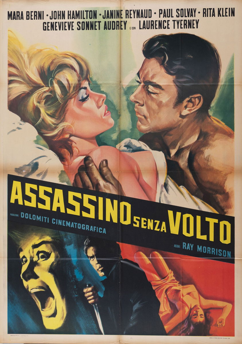 Assassino senza volto - Manifesto 1