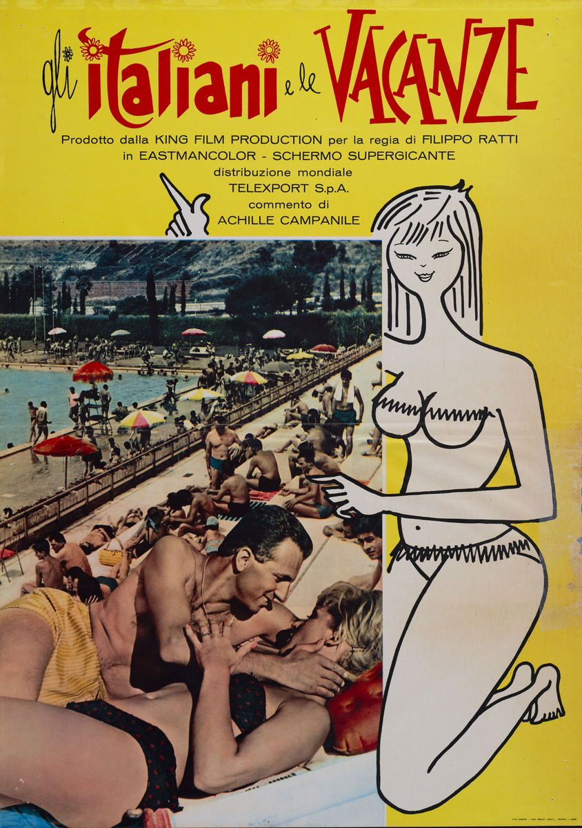 Gli italiani e le vacanze - Fotobusta 1