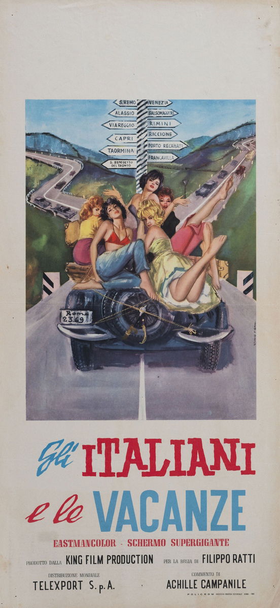 Gli italiani e le vacanze - Locandina 1