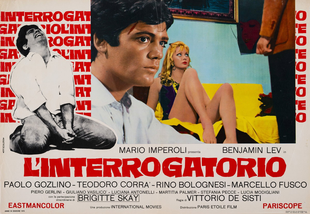 Fotobusta 2 per il film L'interrogatorio (1970)