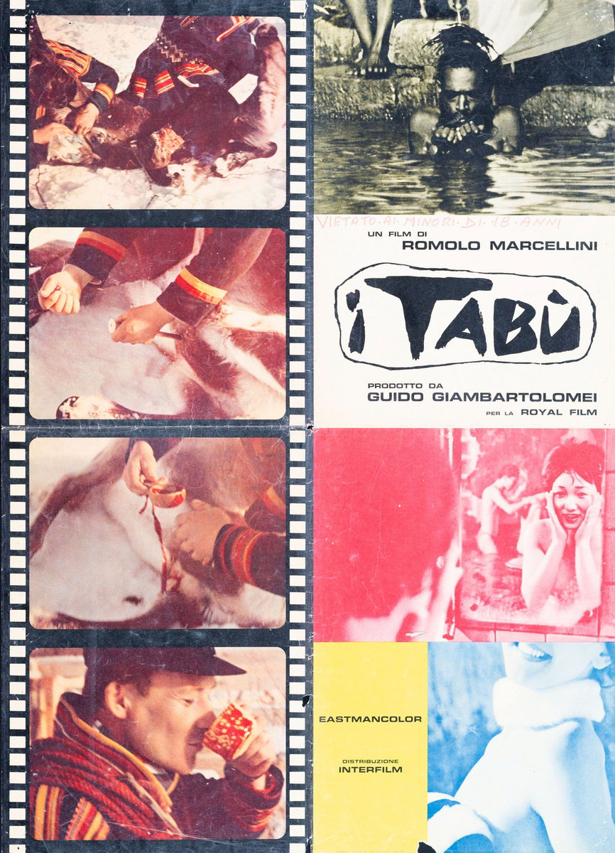 Manifesto 2 per il film I tabù (1963)