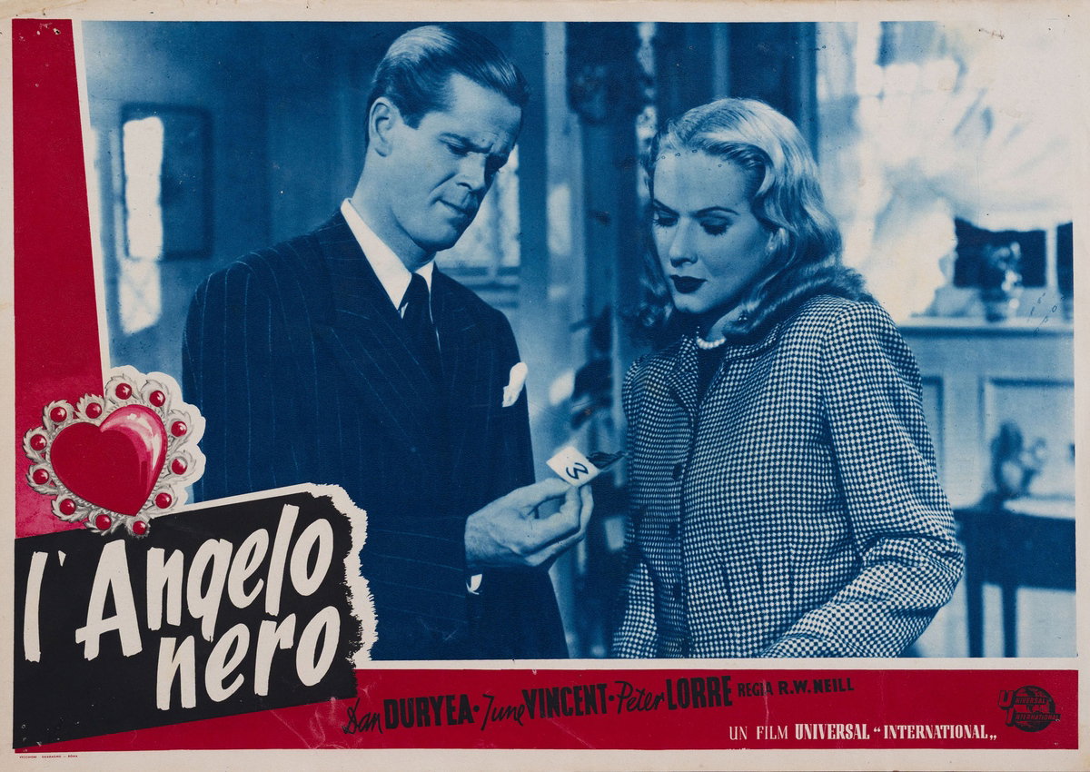 Fotobusta 2 per il film L'angelo nero (1946)