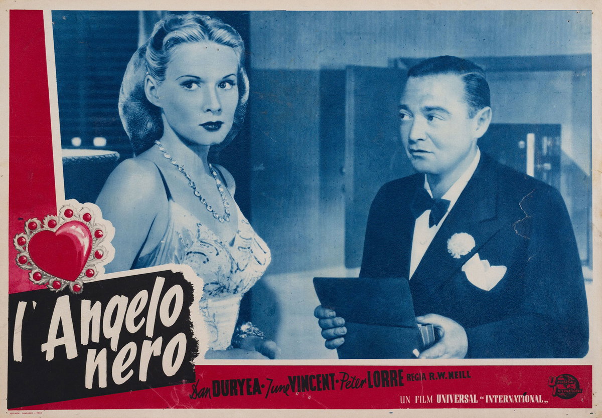 Fotobusta 3 per il film L'angelo nero (1946)
