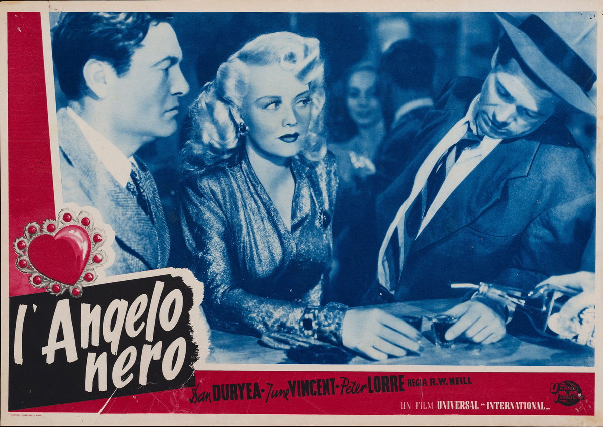 Fotobusta 4 per il film L'angelo nero (1946)