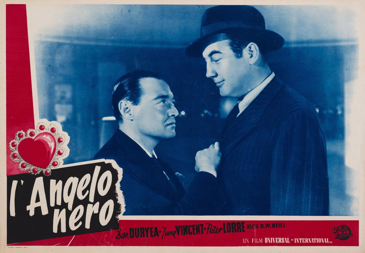 Fotobusta 6 per il film L'angelo nero (1946)