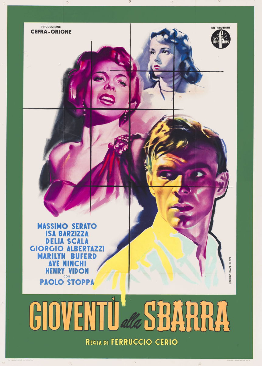 Gioventù alla sbarra - Manifesto 1