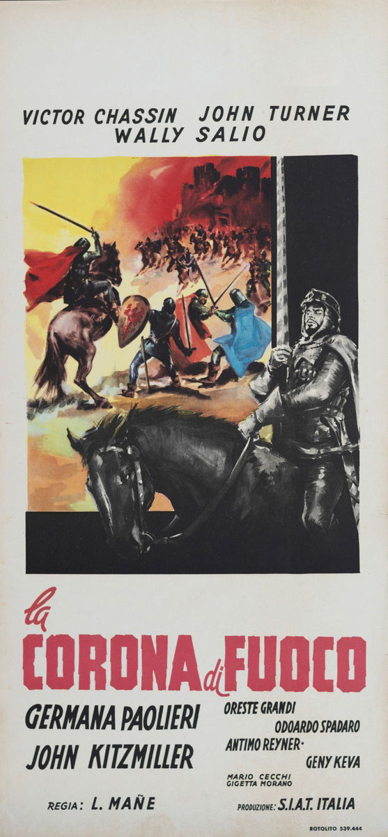 La corona di fuoco - Locandina 1