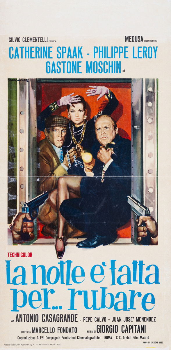 Night Is Made for Stealing - Lobby Card 1