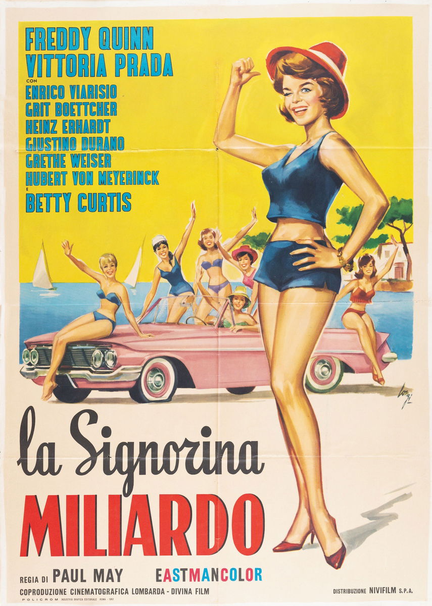 La Signorina Miliardo - Manifesto 1