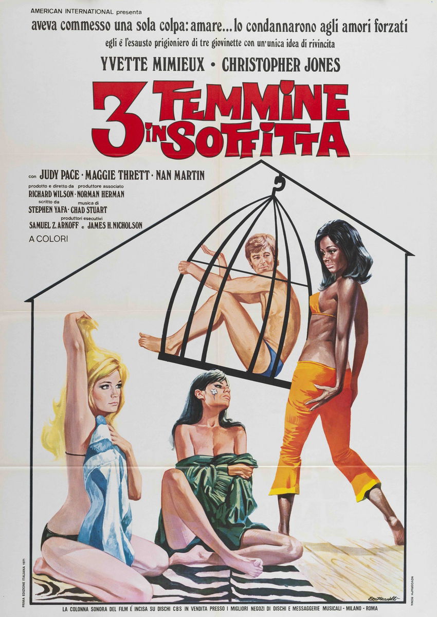 Tre femmine in soffitta - Manifesto 1