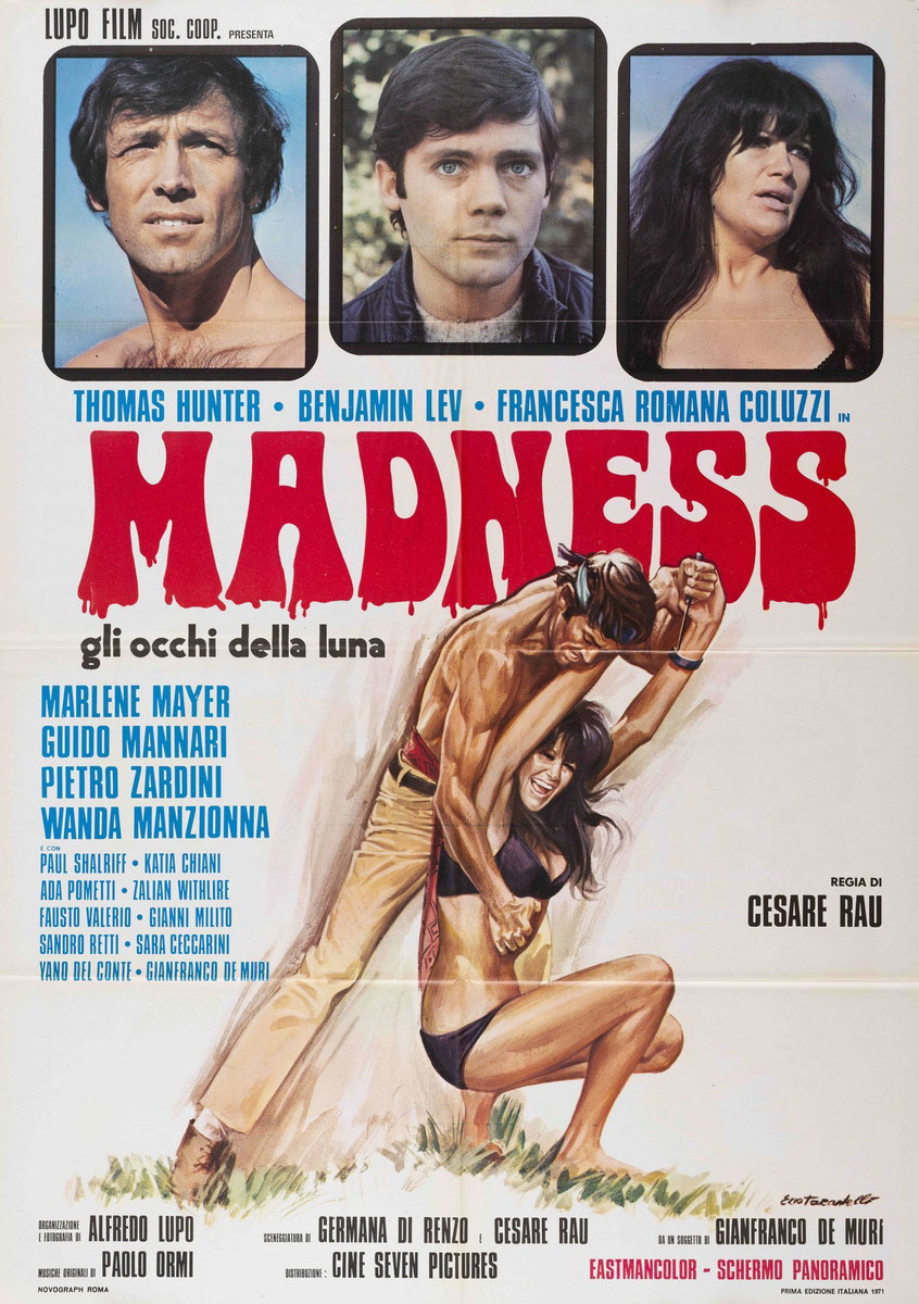 Manifesto 2 per il film Madness - Gli occhi della luna (1971)