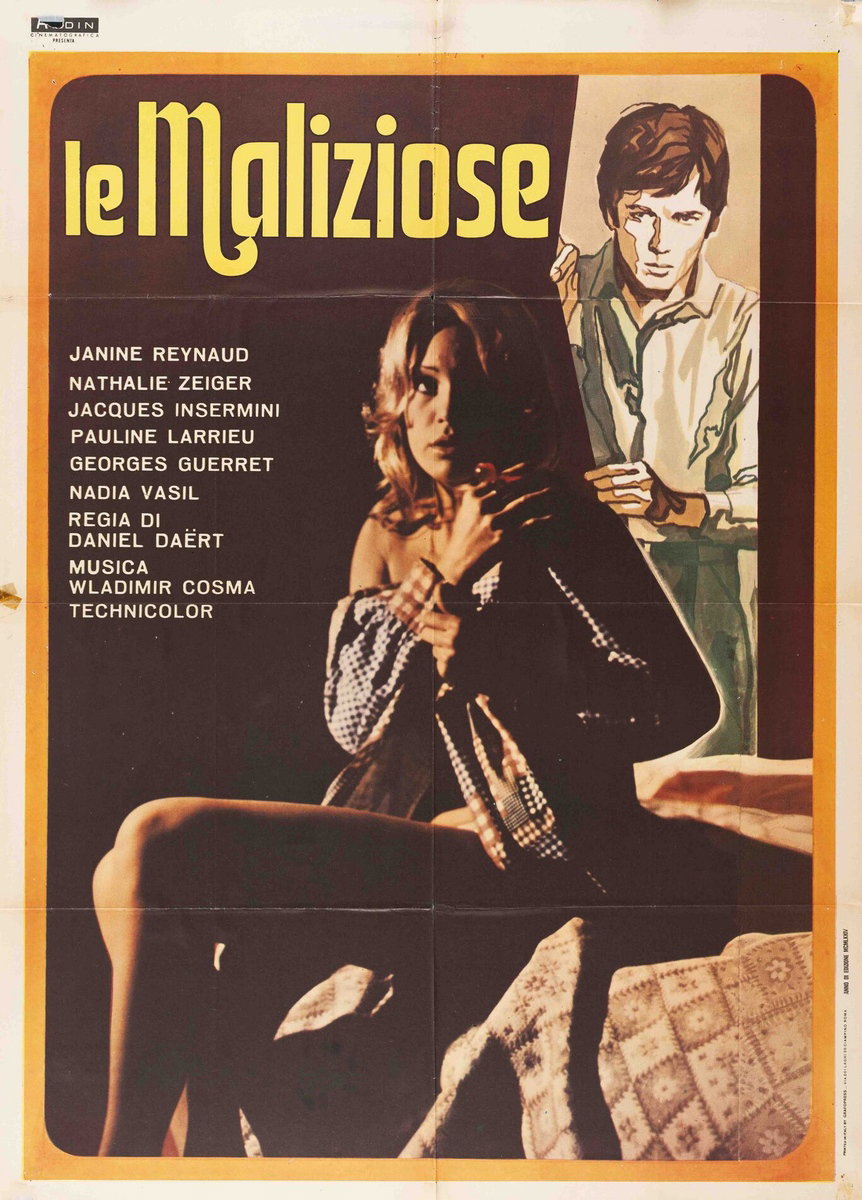 Manifesto 2 per il film Le maliziose (1972)