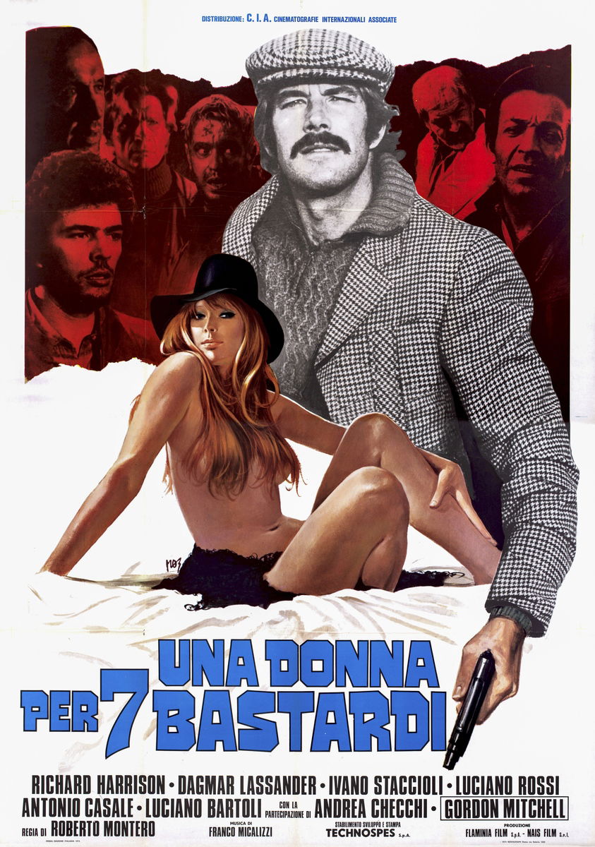 Una donna per 7 bastardi - Manifesto 1
