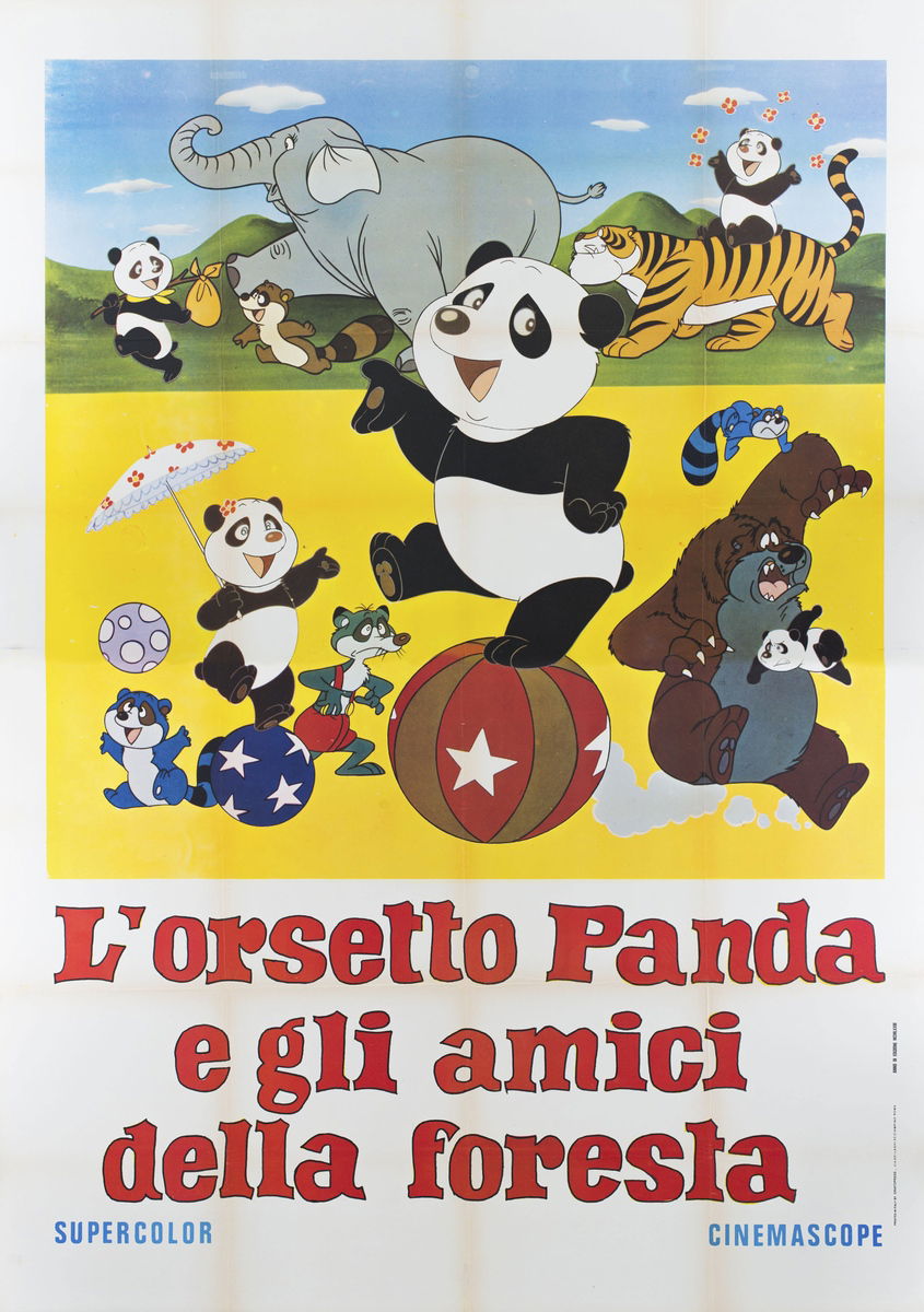L'orsetto panda e gli amici della foresta - Manifesto 1