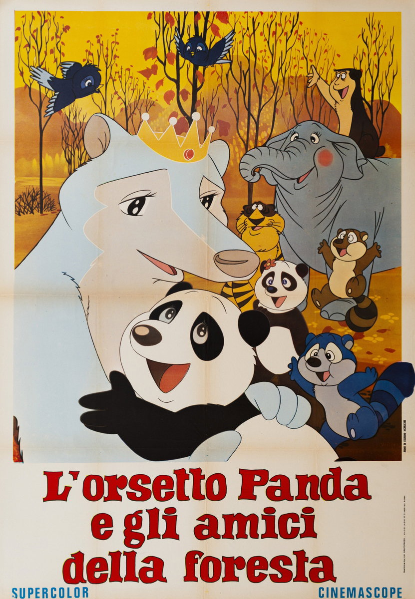 Manifesto 2 per il film L'orsetto panda e gli amici della foresta (1973)