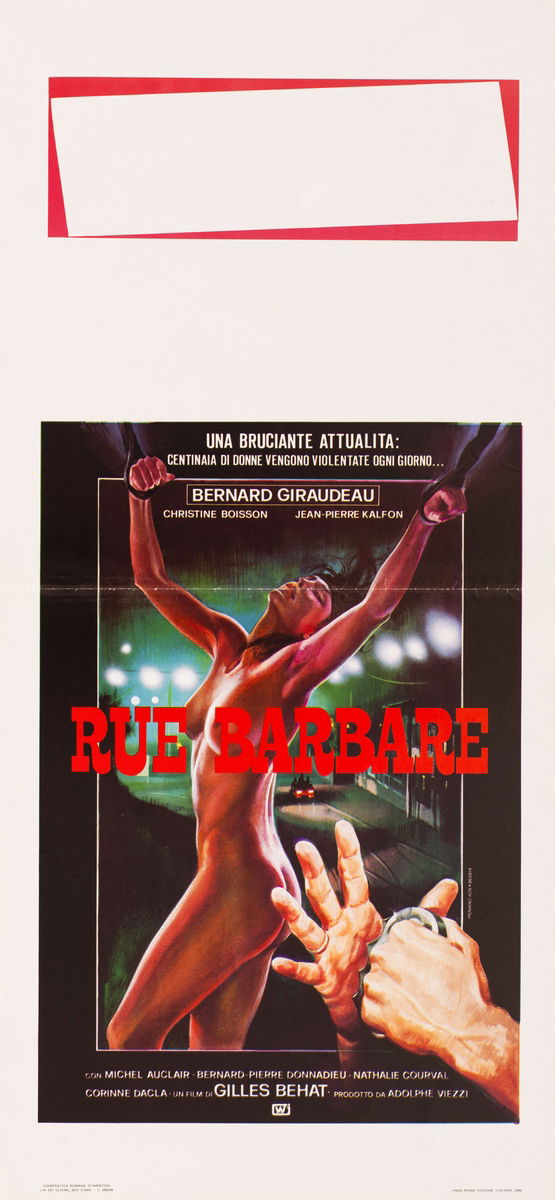 Rue barbare - Locandina 1