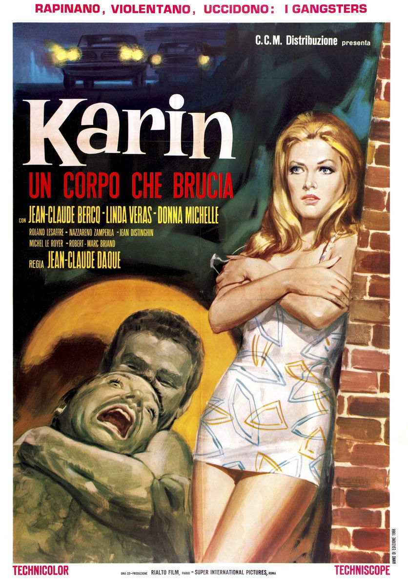 Karin un corpo che brucia - Manifesto 1