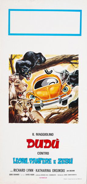 Il maggiolino dudù contro leoni pantere e zebù