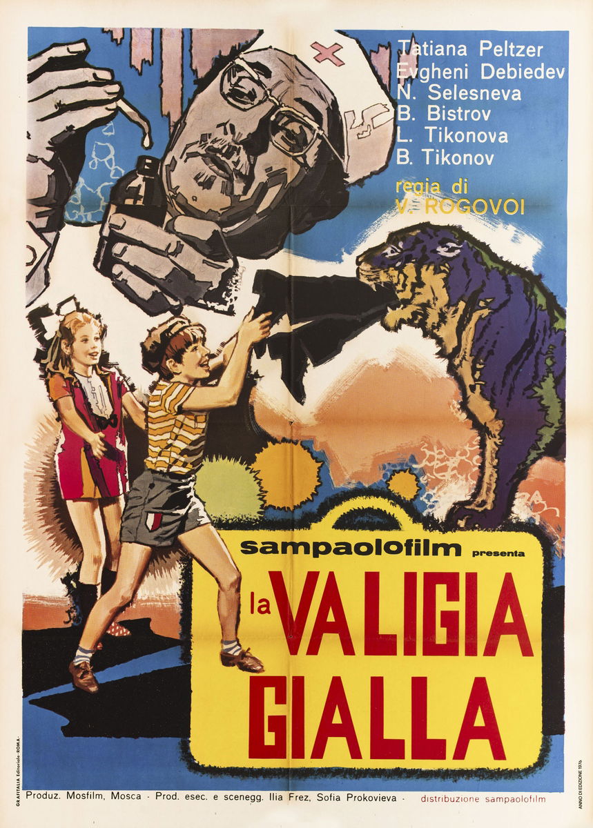 L'avventura della valigia gialla - Manifesto 1