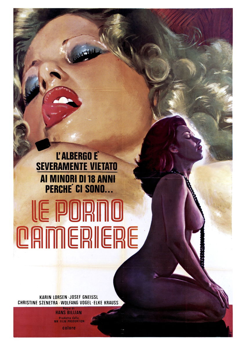 Le porno cameriere - Manifesto 1