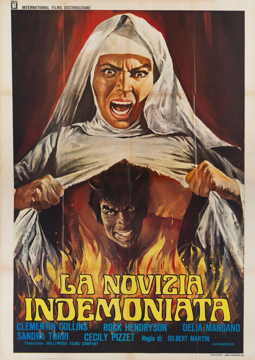 Manifesto 2 per il film La novizia indemoniata (1975)