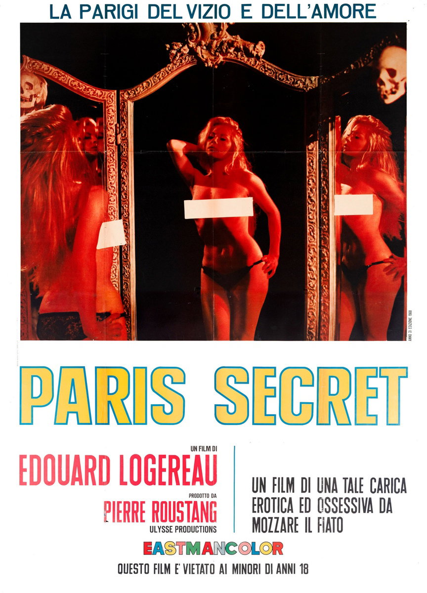 Manifesto 2 per il film Paris Secret (1965)