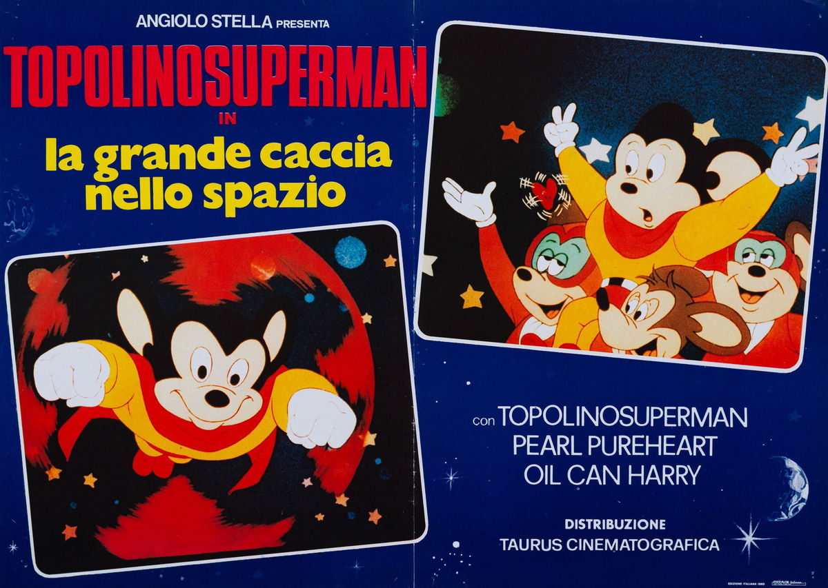 Topolino superman e la grande caccia nello spazio - Fotobusta 1