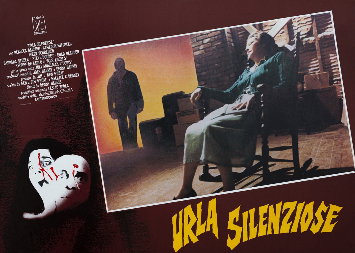 Fotobusta 2 per il film Silent Scream (1979), dipinto da Giovanni Alessandri (Aller)