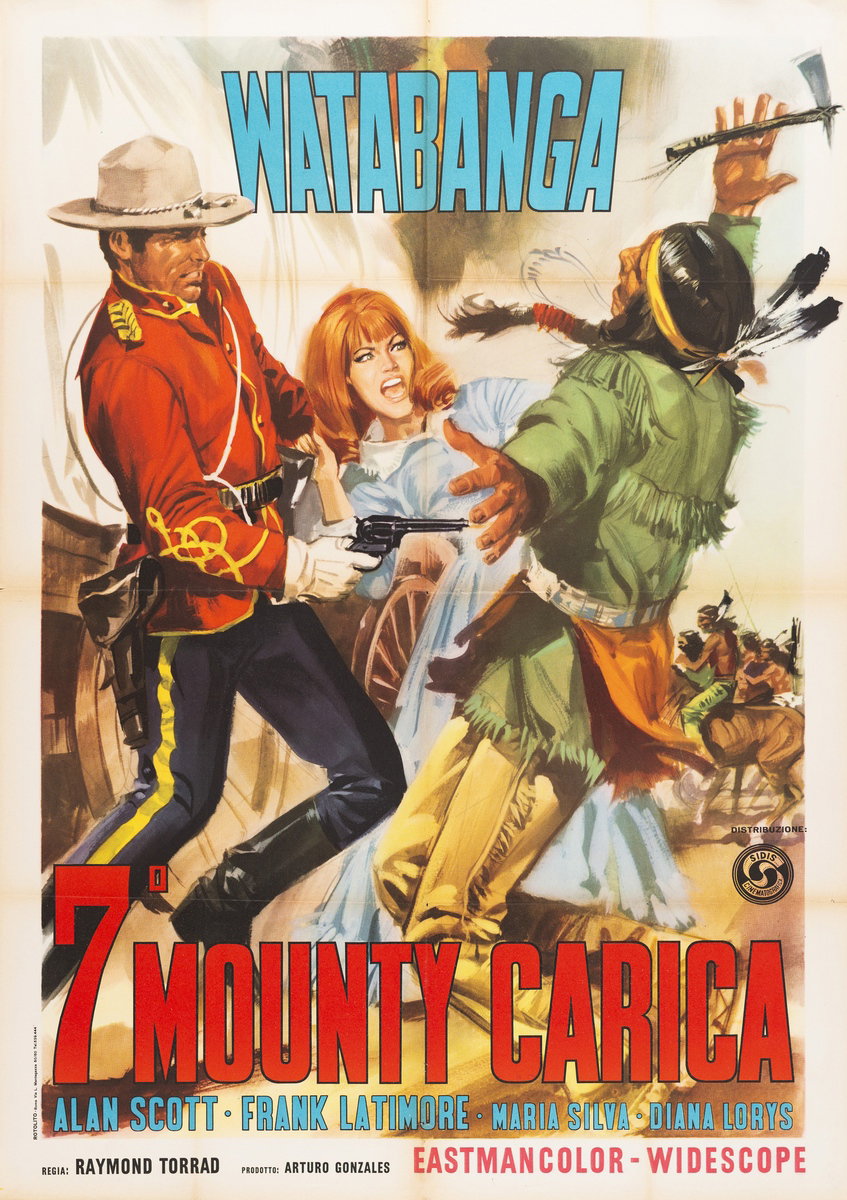 Poster 2 for the film Cavalry Charge (1964)