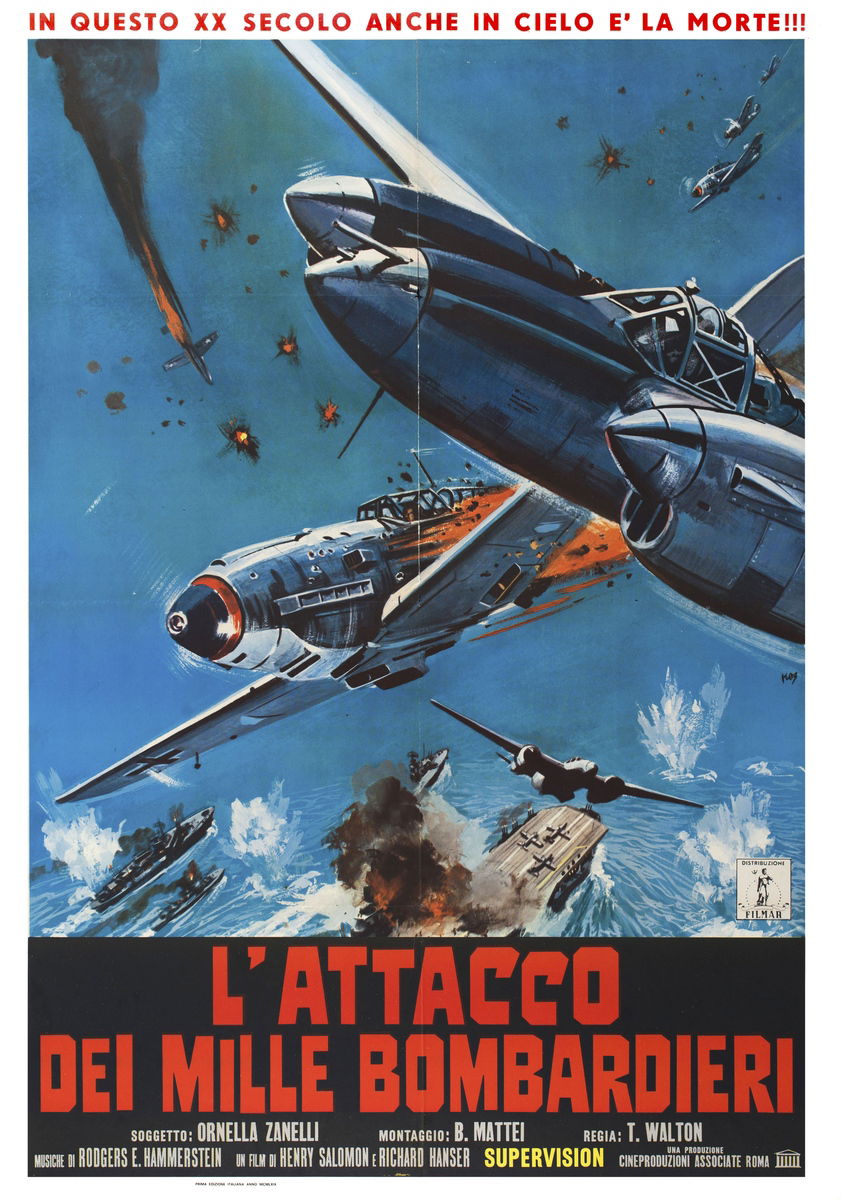 L'attacco dei mille bombardieri - Manifesto 1