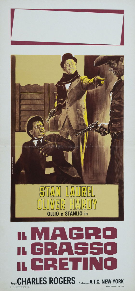 Il magro... il grasso... il cretino! - Locandina 1