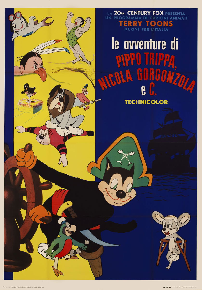 Le avventure di Pippo Trippa, Nicola Gorgonzola e C. - Manifesto 1