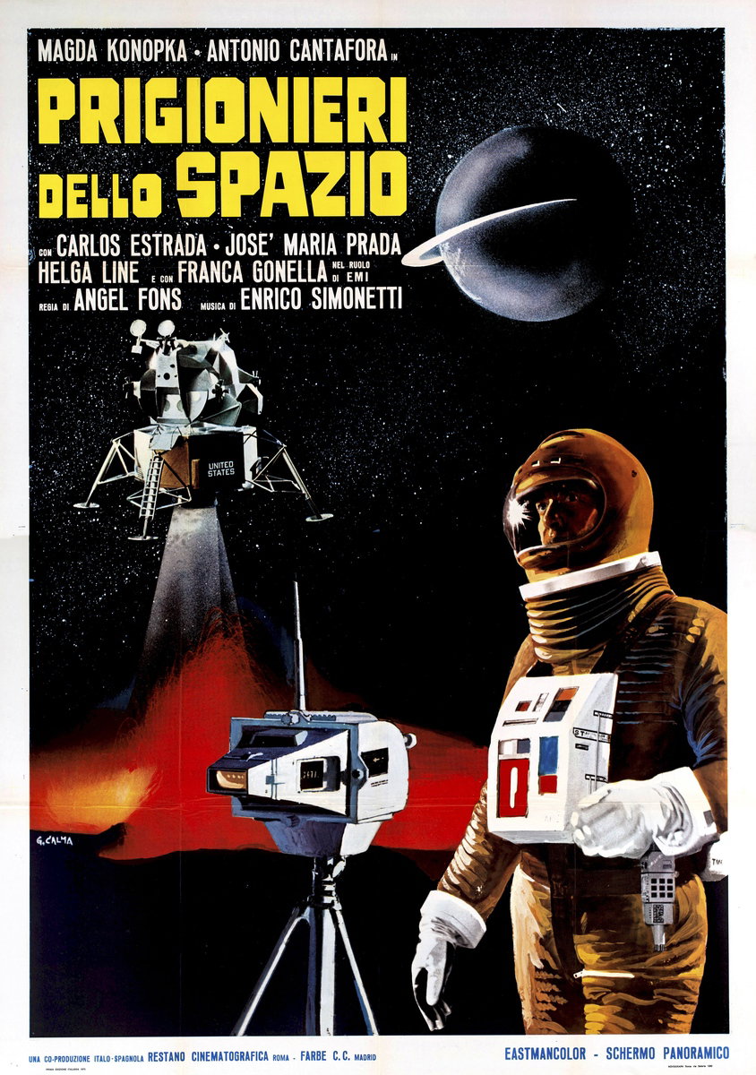 Manifesto 2 per il film La casa (1976), dipinto da Giancarlo Calma