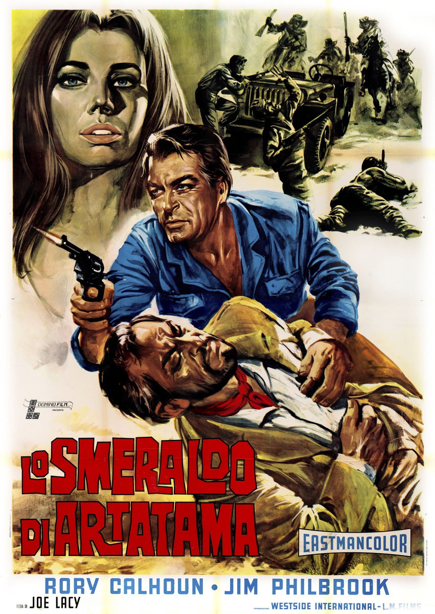 Manifesto 2 per il film Lo smeraldo di Artatama (1969)