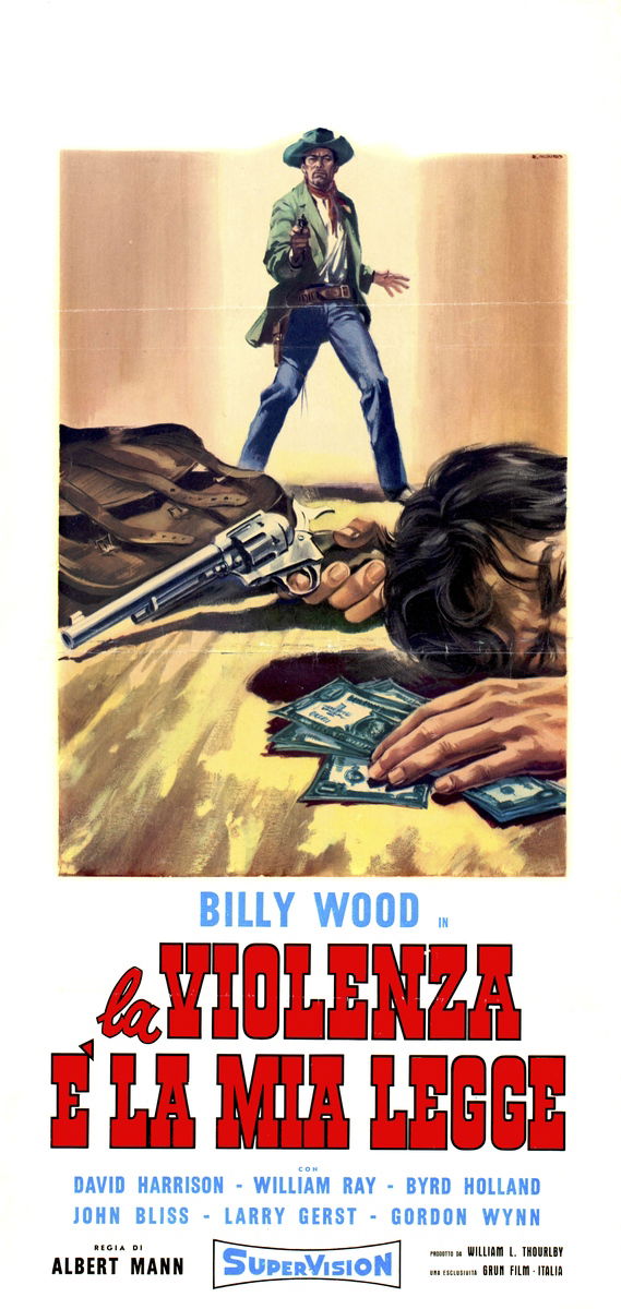 La violenza é la mia legge - Locandina 1