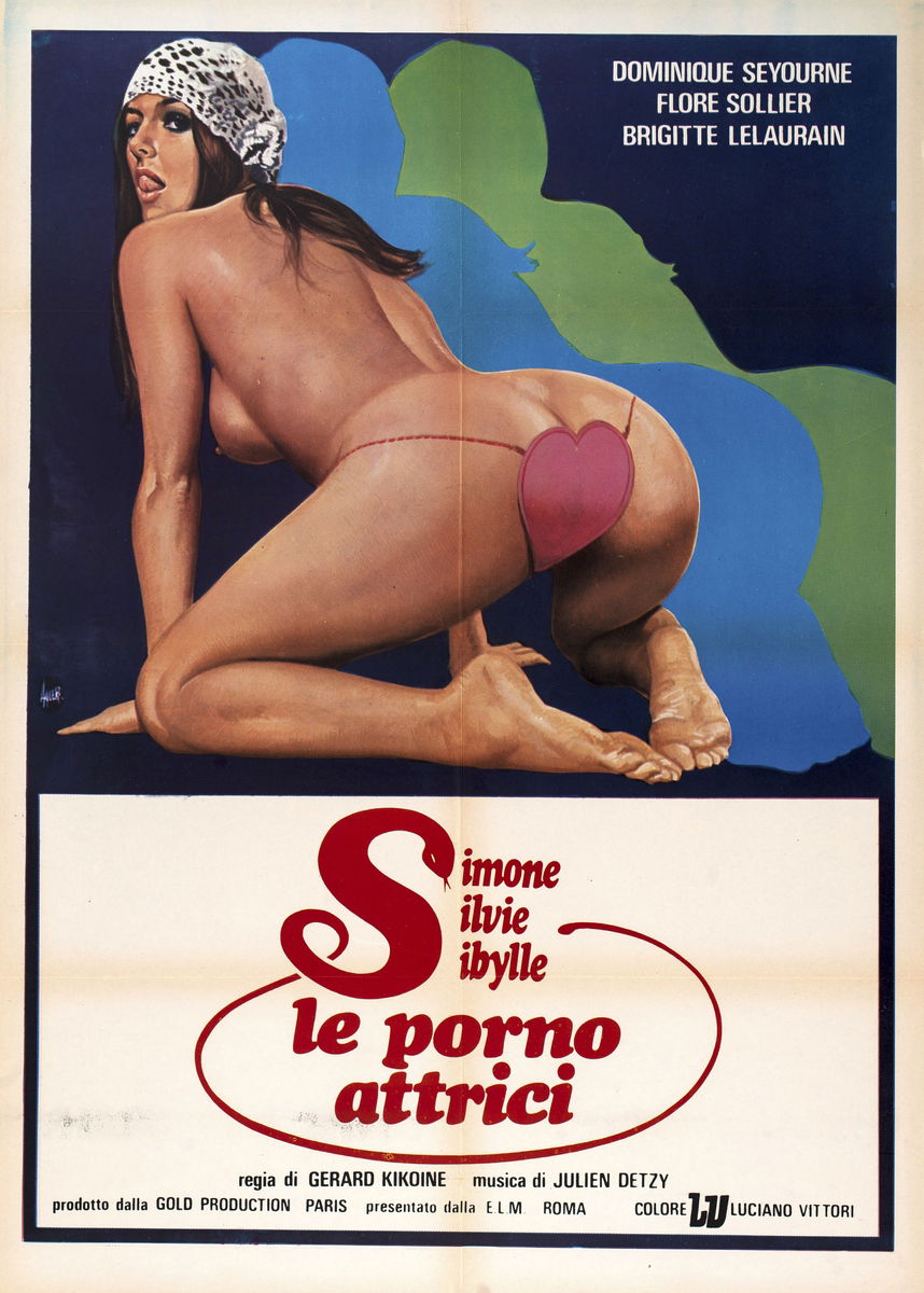 Simone Silvie Sibylle Le porno attrici - Poster 1