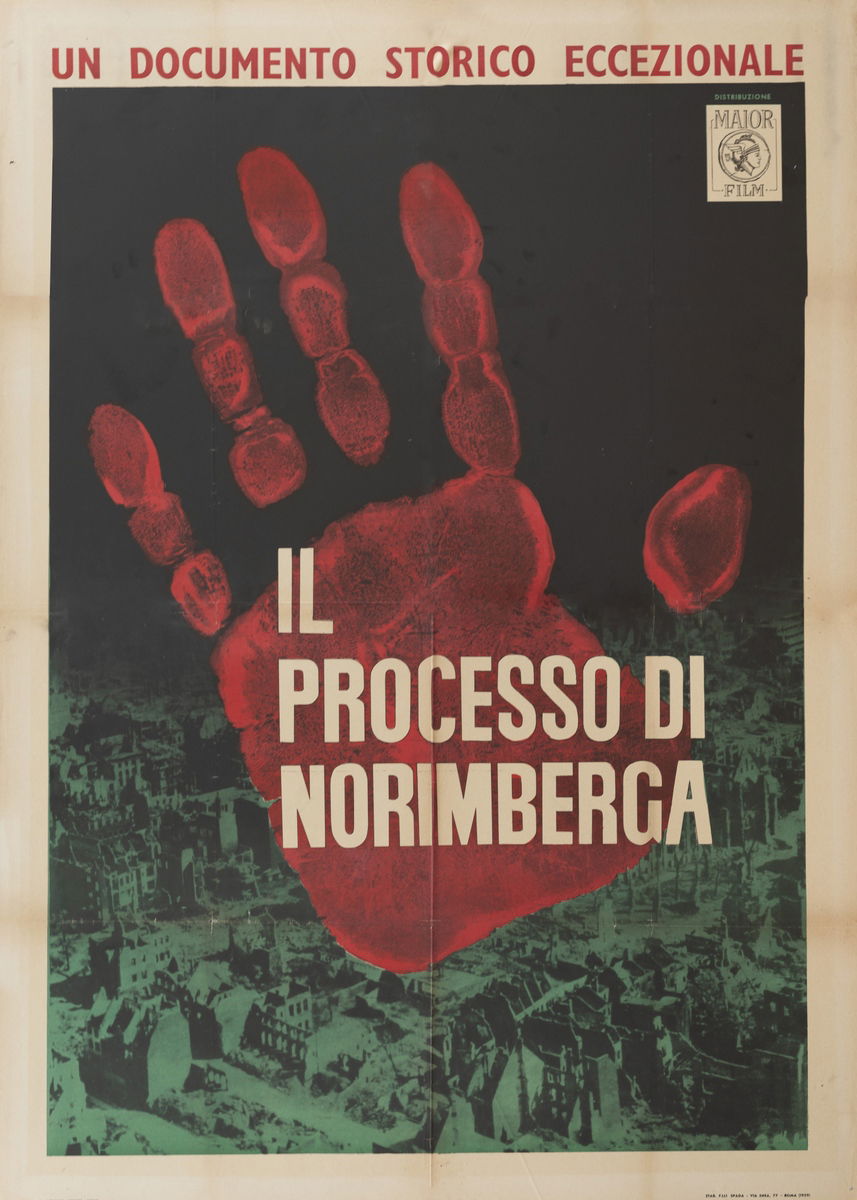 Il processo di Norimberga - Manifesto 1