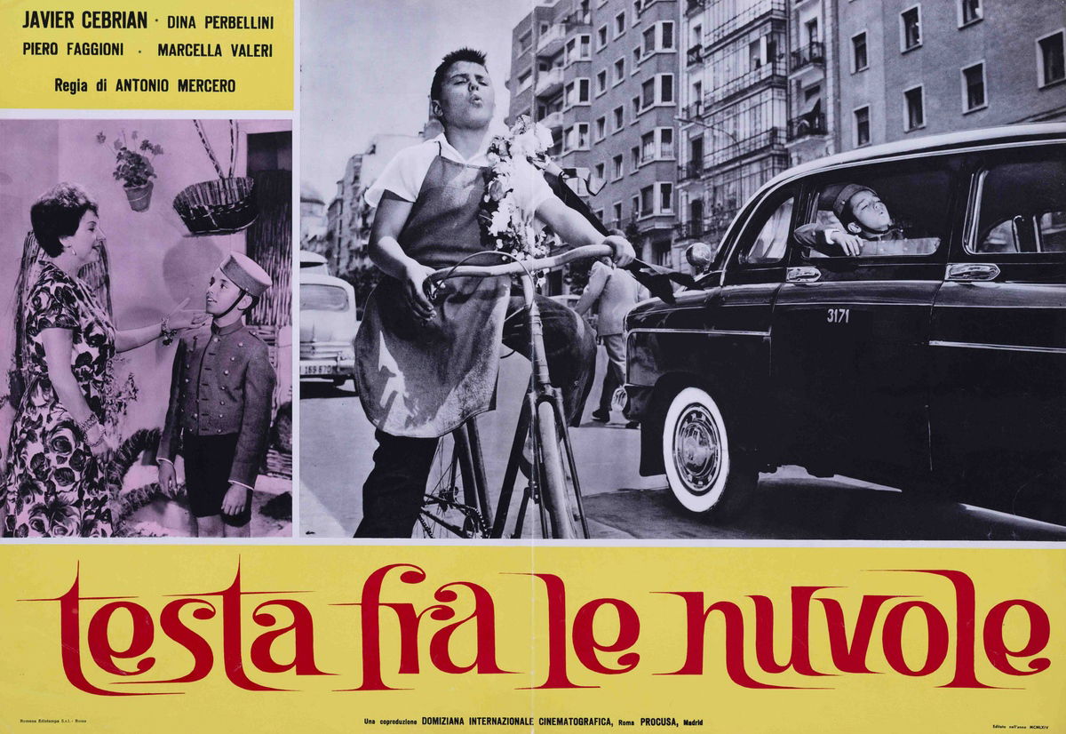 Testa fra le nuvole - Fotobusta 1