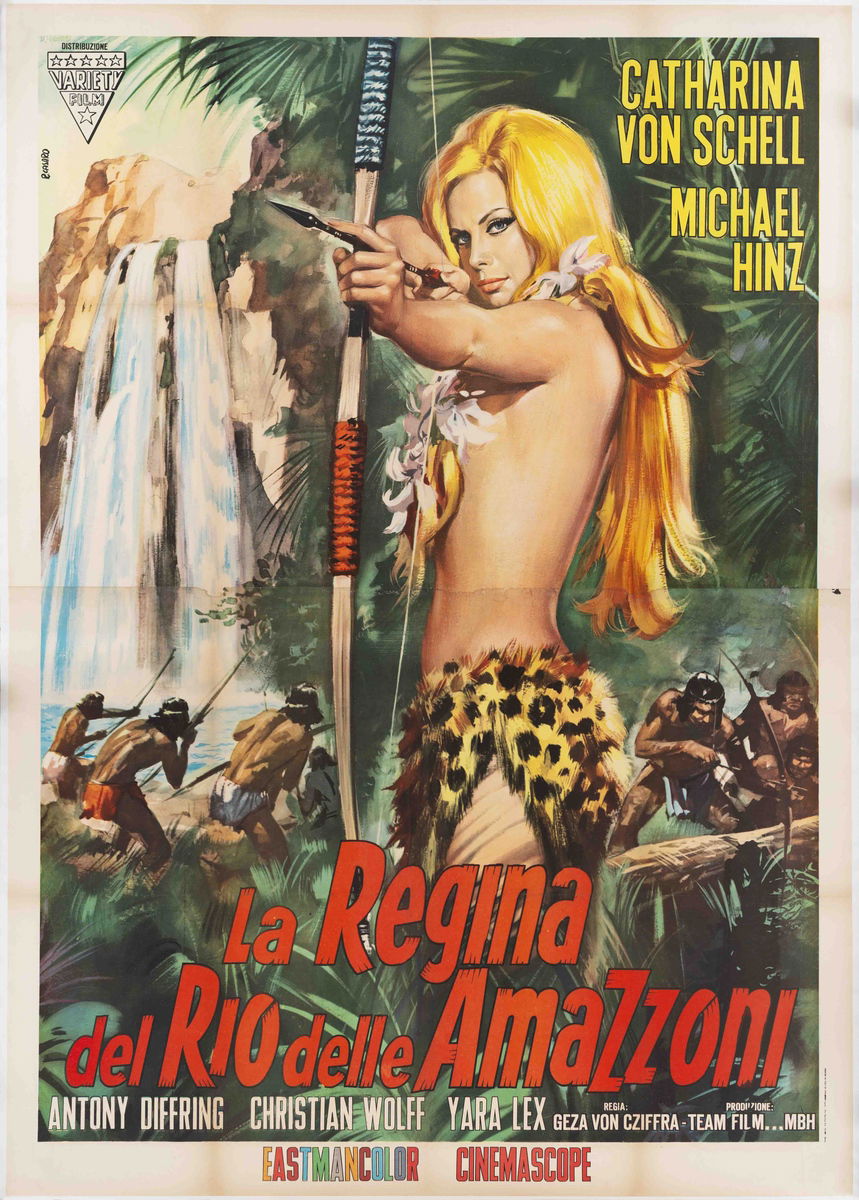 La regina del Rio delle Amazzoni - Manifesto 1