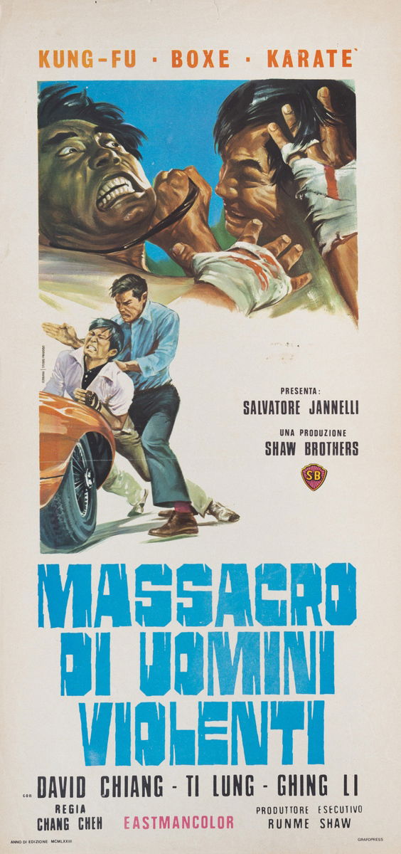Massacro di uomini violenti - Lobby Card 1