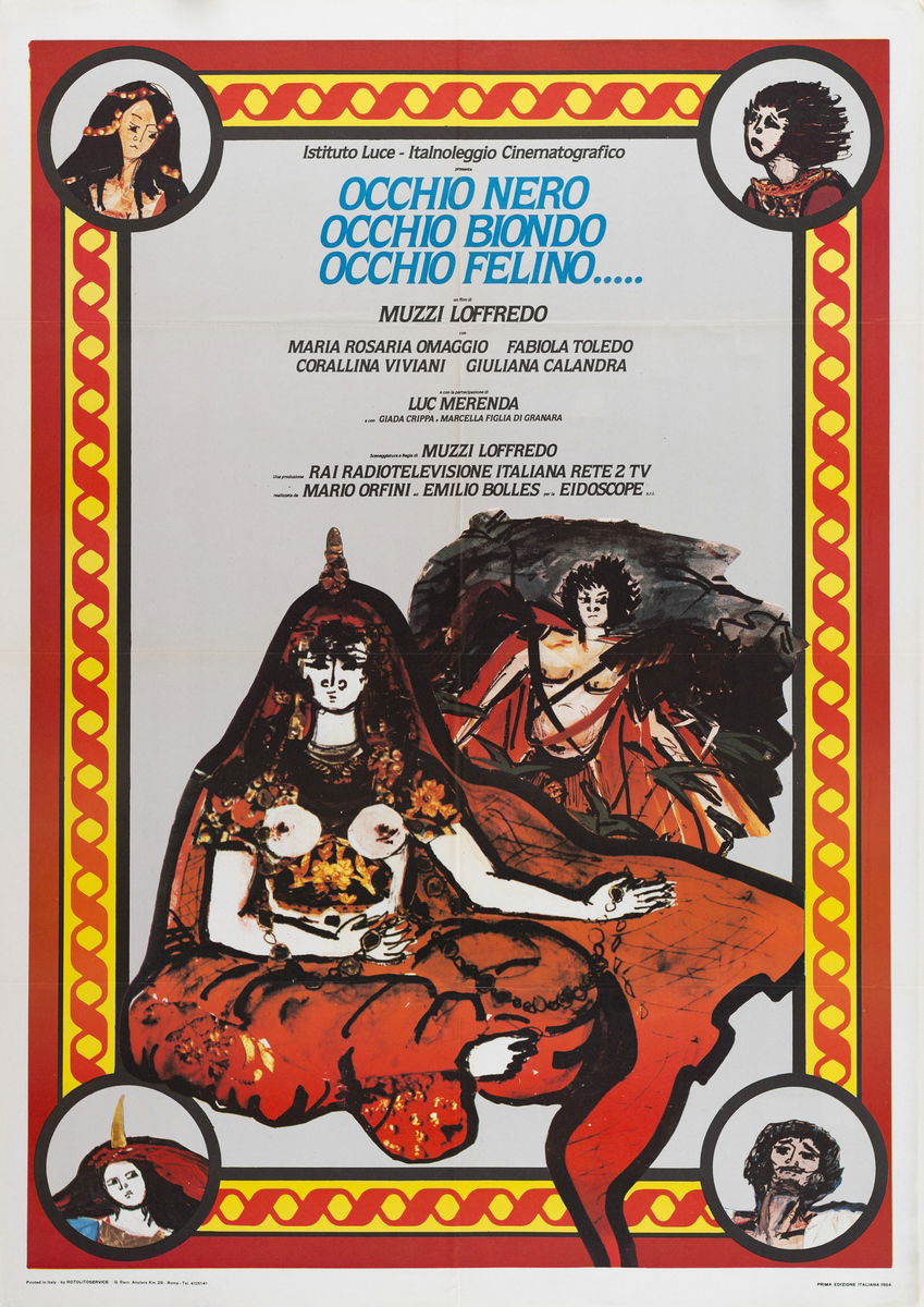 Occhio nero, occhio biondo, occhio felino... - Manifesto 1