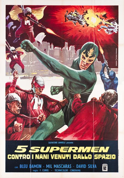 5 Supermen contro i nani venuti dallo spazio