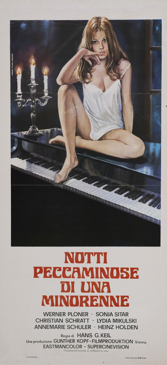 Notti peccaminose di una minorenne - Locandina 1