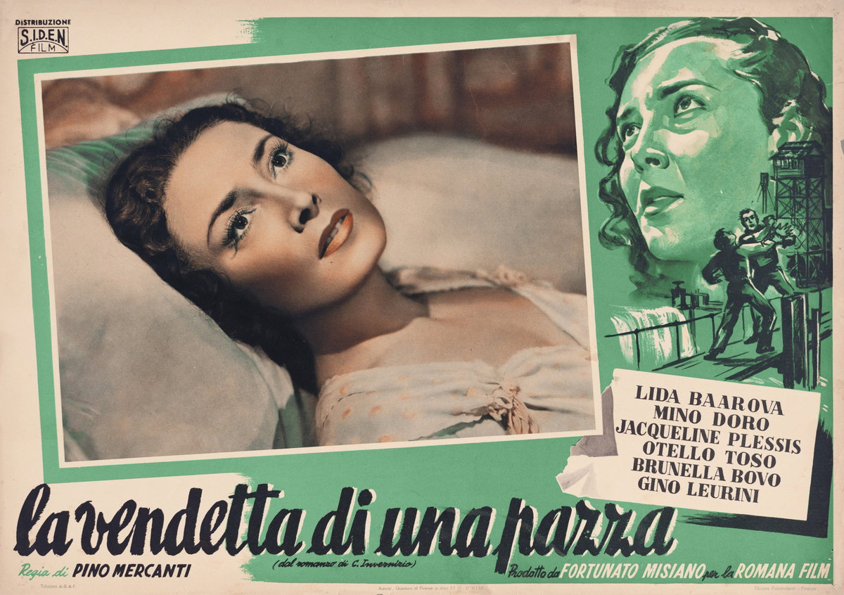 Fotobusta 2 per il film La vendetta di una pazza (1951)