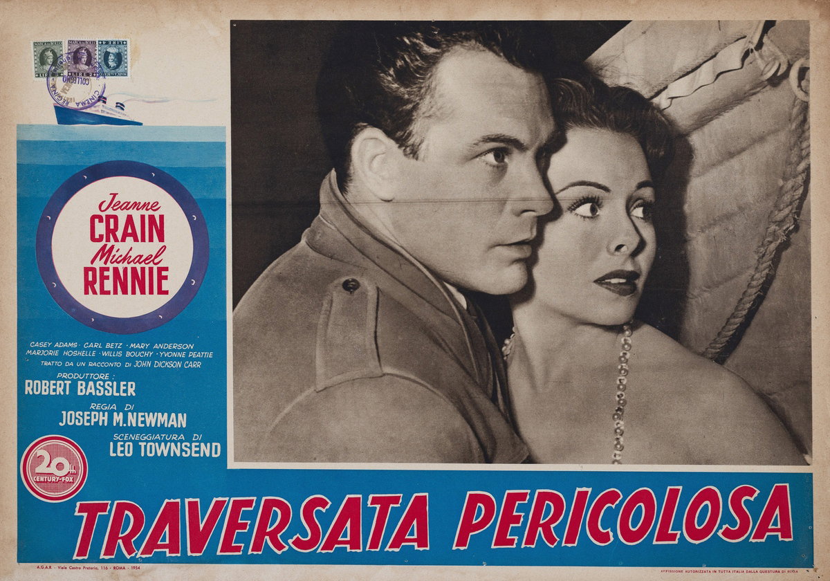 Fotobusta 2 per il film Traversata pericolosa (1953)