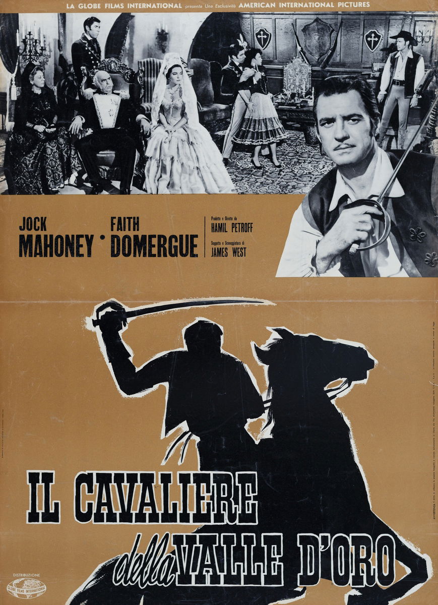 Il cavaliere della valle d'oro - Manifesto 1