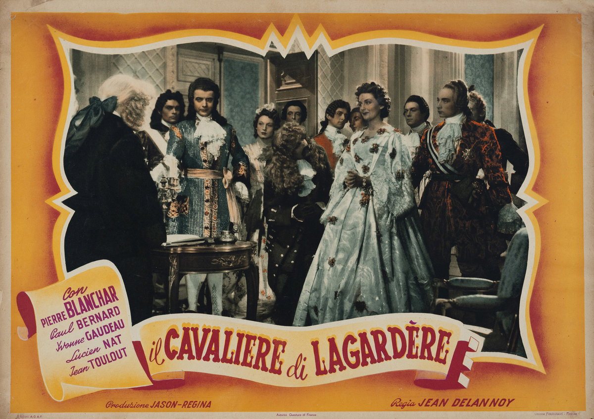 Fotobusta 2 per il film Il cavaliere di Lagardere (1944)