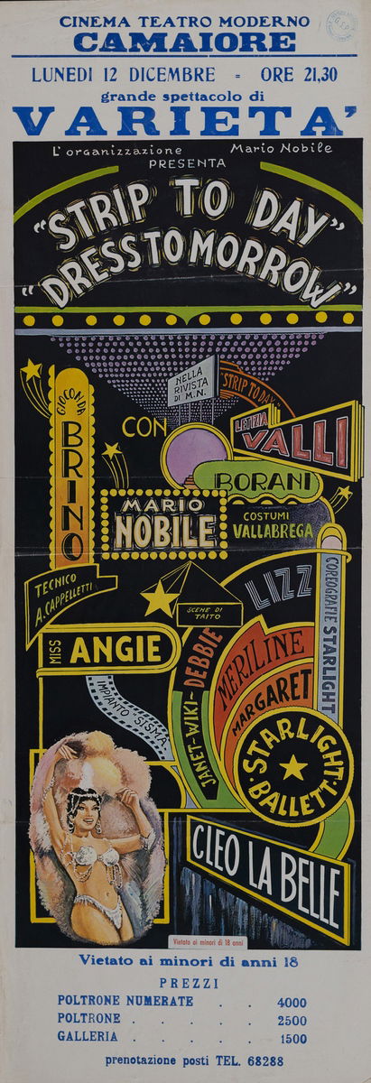 Varietà - Strip today dress tomorrow - Lobby Card 1