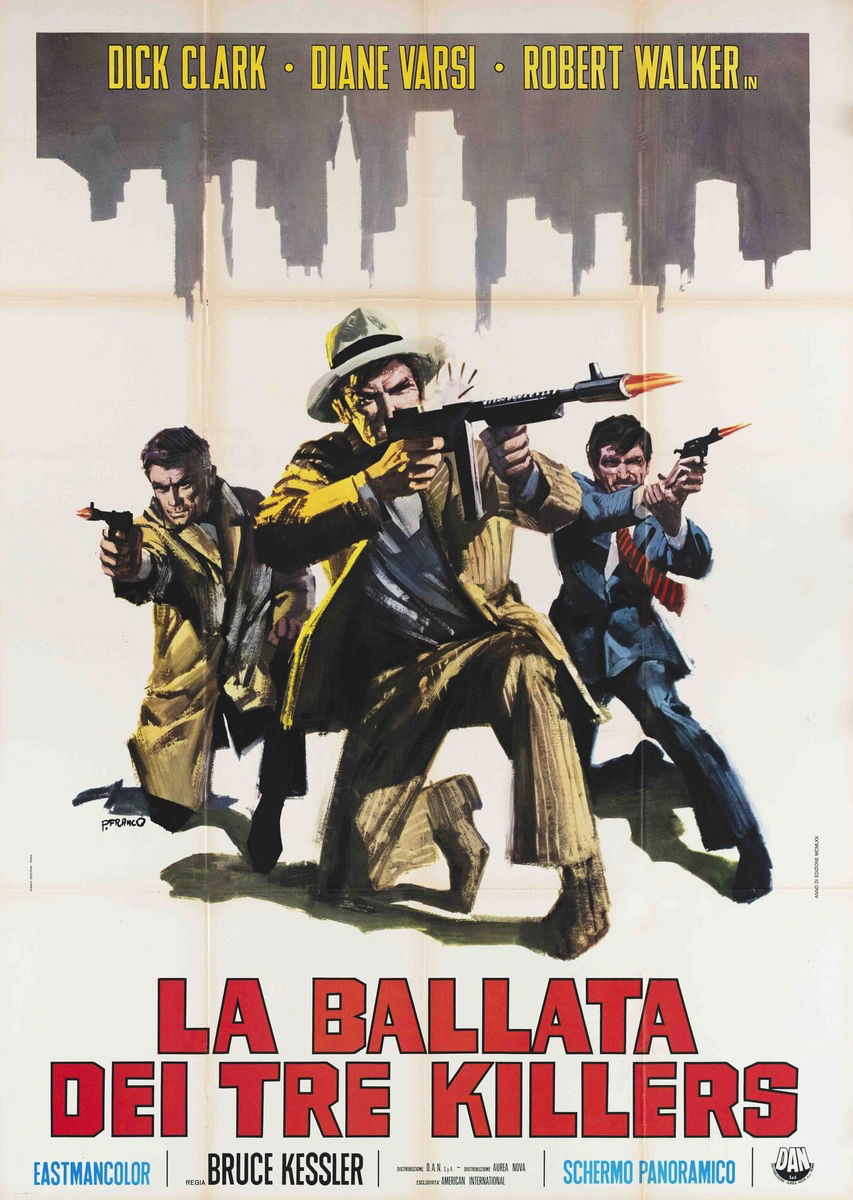 La ballata dei tre killers - Manifesto 1